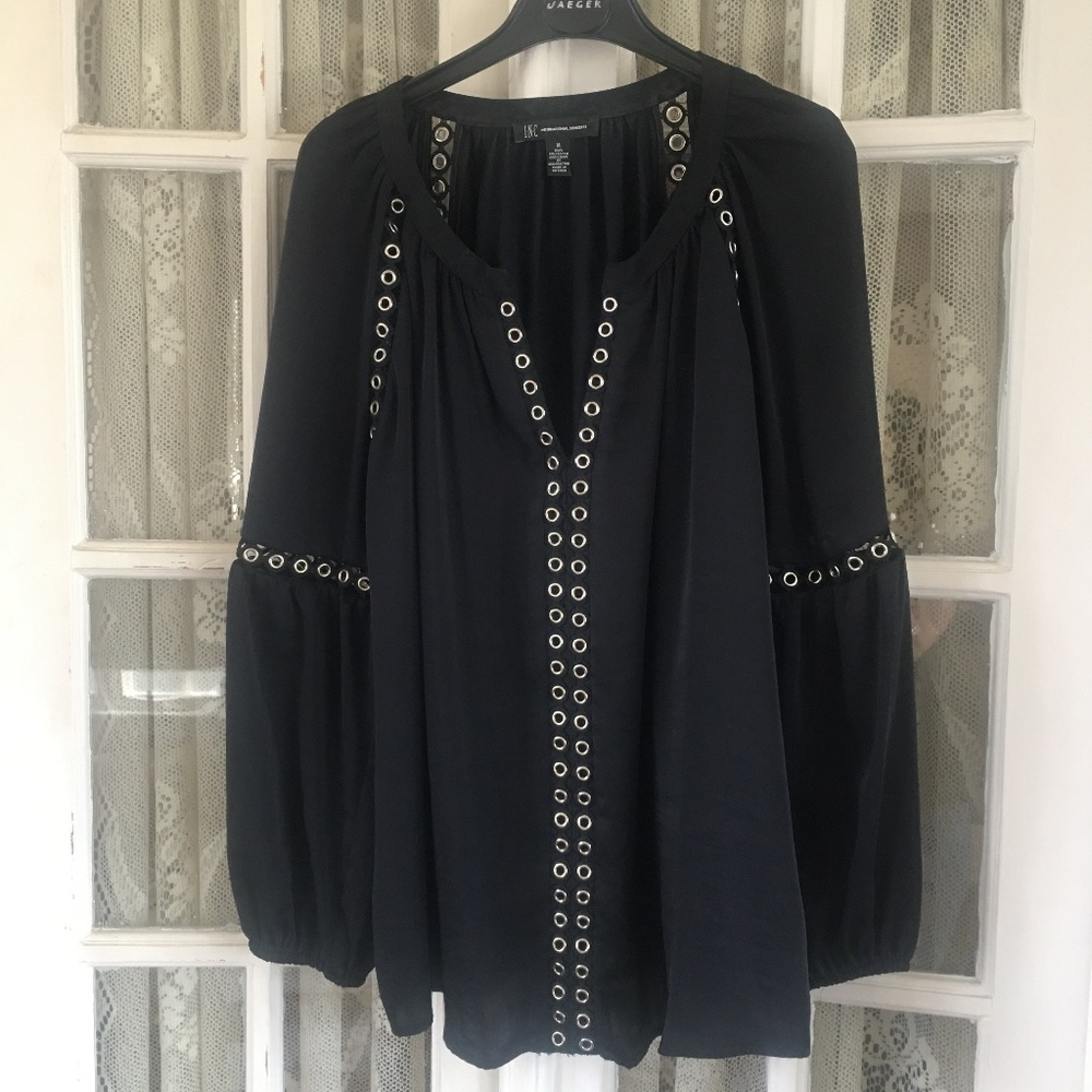 Host Pick: I.N.C. Peasant Blouse - Size Medium